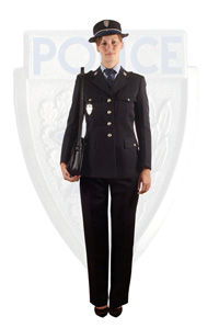 femme agent de police